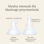 Butelka do karmienia 330 ml ze smoczkiem Natural Wave™ o szybkim przepływie / Lansinoh