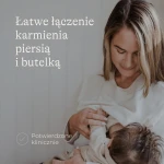 Butelka do karmienia 330 ml ze smoczkiem Natural Wave™ o szybkim przepływie / Lansinoh