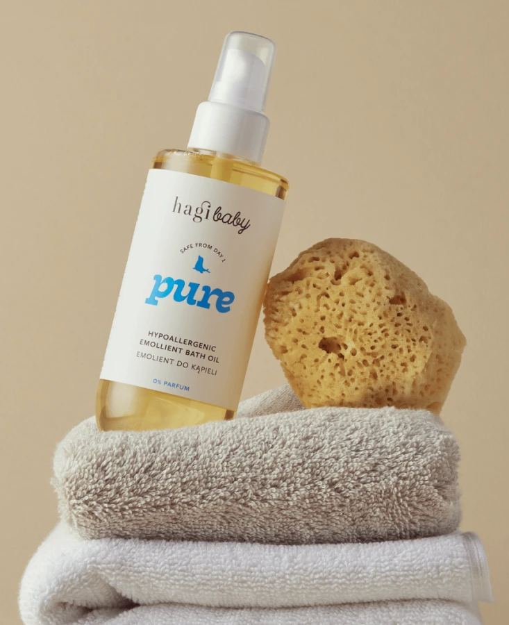 Hipoalergiczny emolient do kąpieli Hagi Baby Pure, 200ml / Hagi Cosmetics