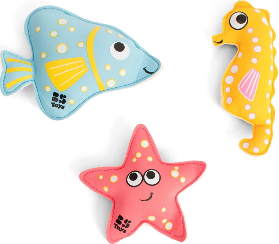 Morskie zwierzęta do nauki nurkowania, pastelowe / BS Toys