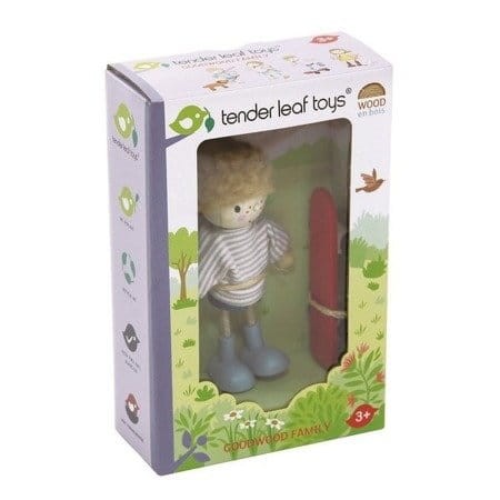 Laleczka Edward na deskorolce / Tender Leaf Toys