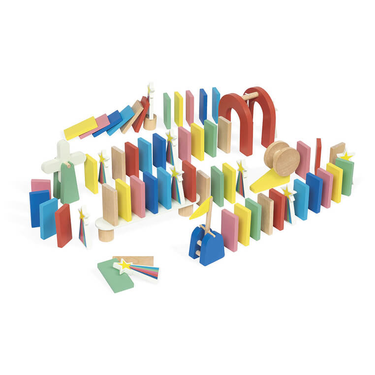 Domino Tor przeszkód 100 el. 3+ / Janod