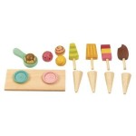 Drewniany sklepik z lodami na magnesy / Tender Leaf Toys