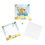 Puzzle i kartka okolicznościowa 2w1 Road trip 3+ / Janod