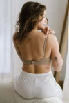 Nieprzemakalny biustonosz do karmienia piersią Bralette mokka / dropless.
