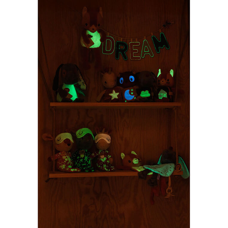 Przytulanka z pozytywką i elementami fluorescencyjnymi Piesek Jules 0m+ / Lilliputiens