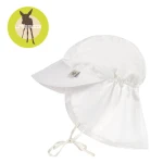 Czapka przeciwsłoneczna z daszkiem i osłoną karku UV80 Splash & Fun Fale nature / Lassig