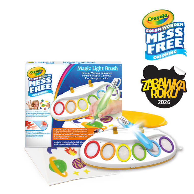 Magiczny pędzelek do malowania światłem Color Wonder Mess Free 3+ / Crayola