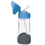 Tritanowa butelka ze słomką 450ml Blue Slate / b.box