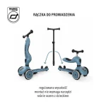 USZKODZONE OPAKOWANIE: Highwaykick1 Push and Go 2w1 Jeździk i hulajnoga z rączką do prowadzenia 1-5 lat Steel / Scootandride