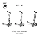 USZKODZONE OPAKOWANIE: Highwaykick1 Push and Go 2w1 Jeździk i hulajnoga z rączką do prowadzenia 1-5 lat Steel / Scootandride