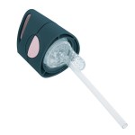 Tritanowa butelka ze słomką 450ml Indigo Rose / b.box