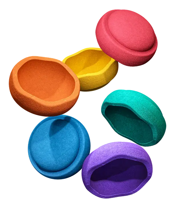 Zestaw do balansowania Stapelstein® Original - Rainbow Classic, 6el. / Stapelstein®