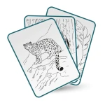 Tablet graficzny z szablonami do rysowania KIDYDRAW-PAD - Animals / Kidywolf
