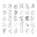 Tablet graficzny z szablonami do rysowania KIDYDRAW-PAD - Animals / Kidywolf