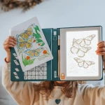 Tablet graficzny z szablonami do rysowania KIDYDRAW-PAD - Animals / Kidywolf