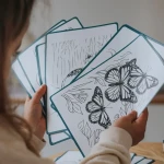 Tablet graficzny z szablonami do rysowania KIDYDRAW-PAD - Animals / Kidywolf