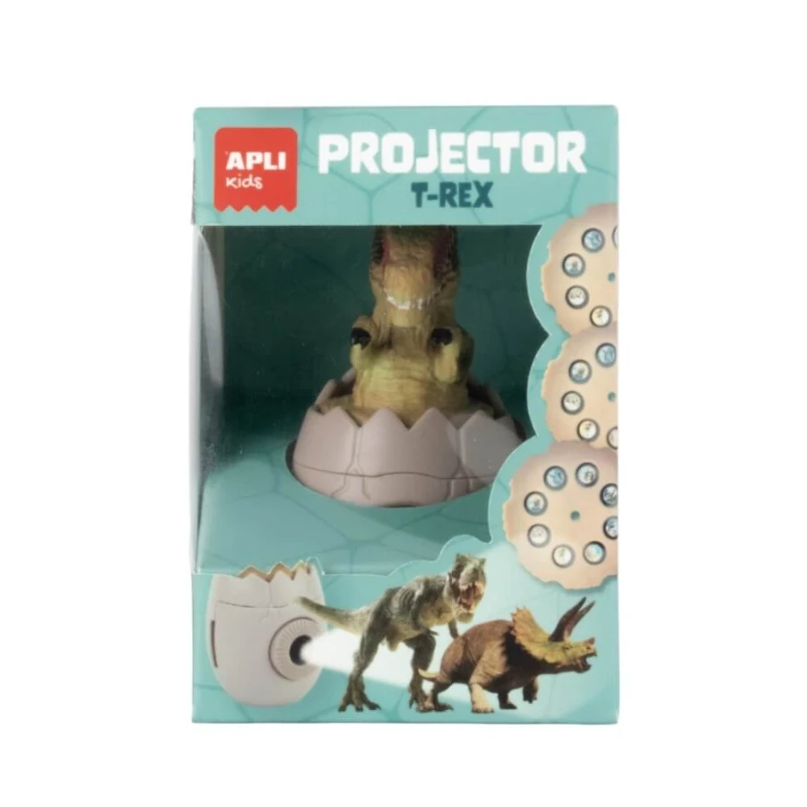 Projektor z wymiennymi dyskami - Dinozaur T-Rex / Apli Kids