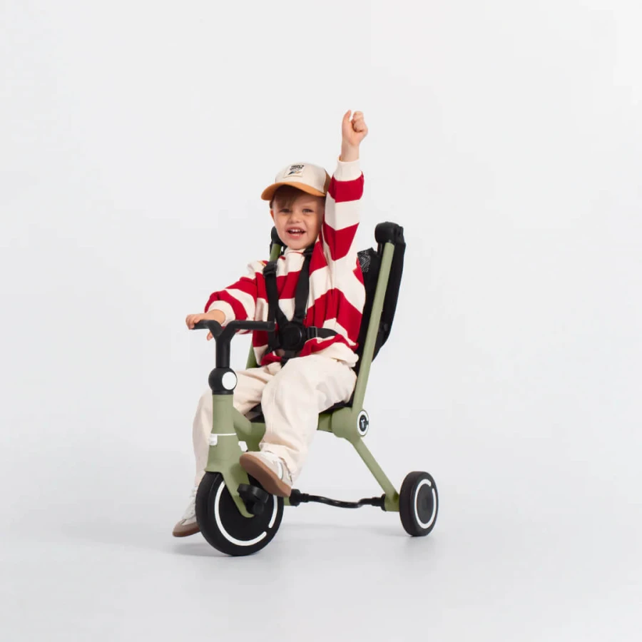 Rowerek z funkcją wózka Wonder - oliwkowy / smarTrike