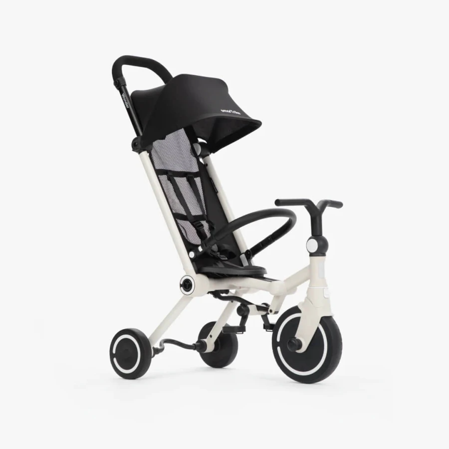 Rowerek z funkcją wózka Wonder - czarno-biały / smarTrike