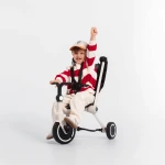 Rowerek z funkcją wózka Wonder - czarno-biały / smarTrike