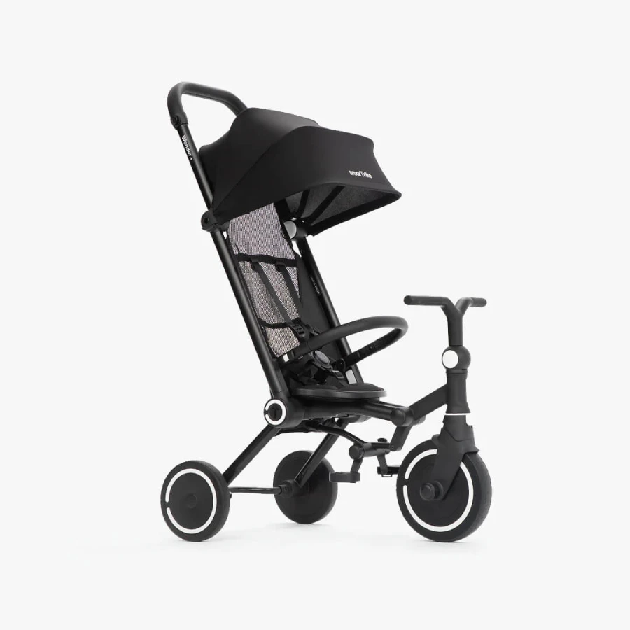 Rowerek z funkcją wózka Wonder PLUS - czarny / smarTrike