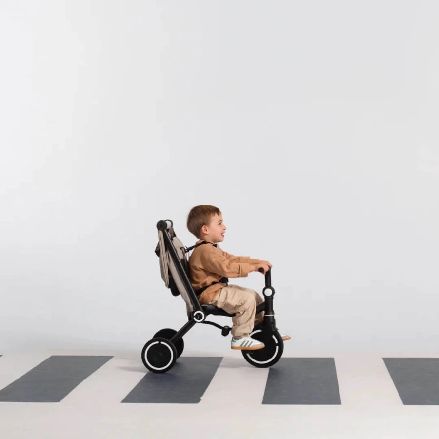 Rowerek z funkcją wózka Wonder MAX - beżowy / smarTrike