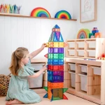 Klocki magnetyczne Rainbow Creative Pack 102 el. / Connetix