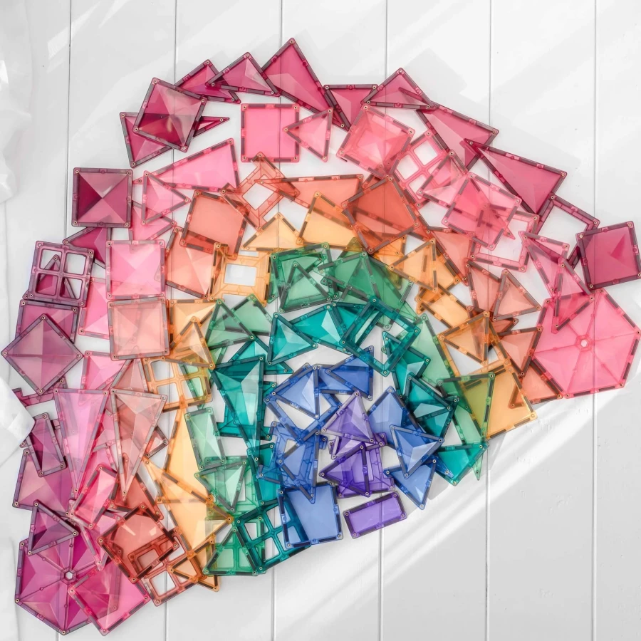 Klocki magnetyczne Pastel Mega Pack 202 el. / Connetix