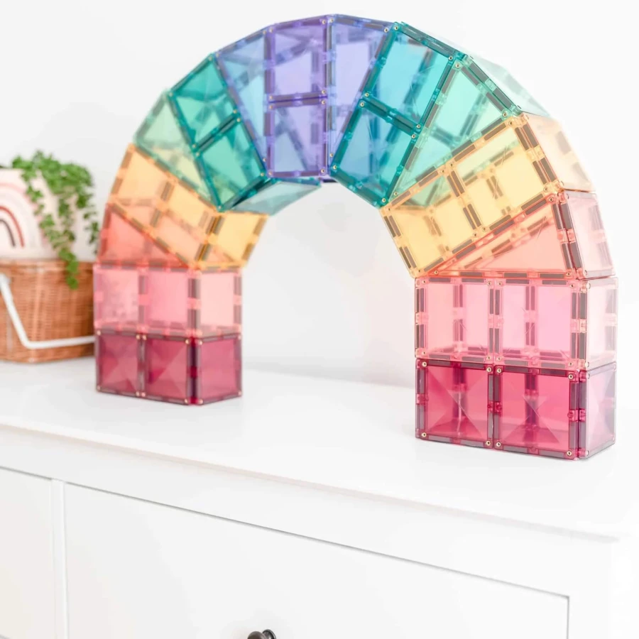 Klocki magnetyczne Pastel Mega Pack 202 el. / Connetix