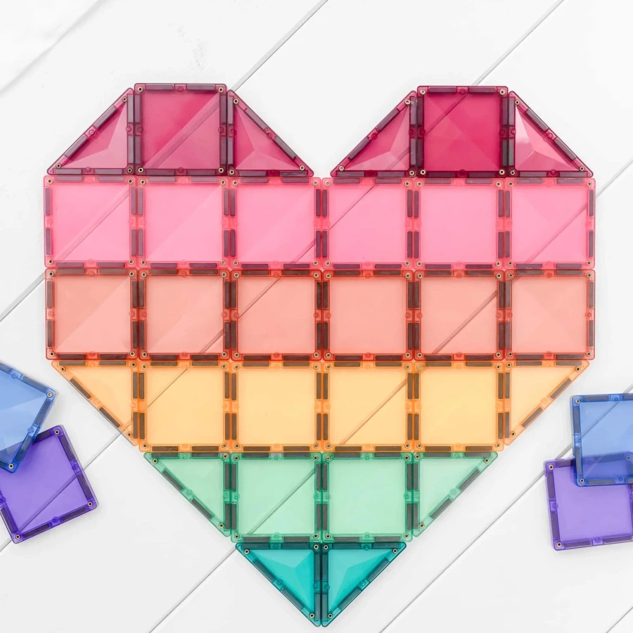 Klocki magnetyczne Pastel Mega Pack 202 el. / Connetix