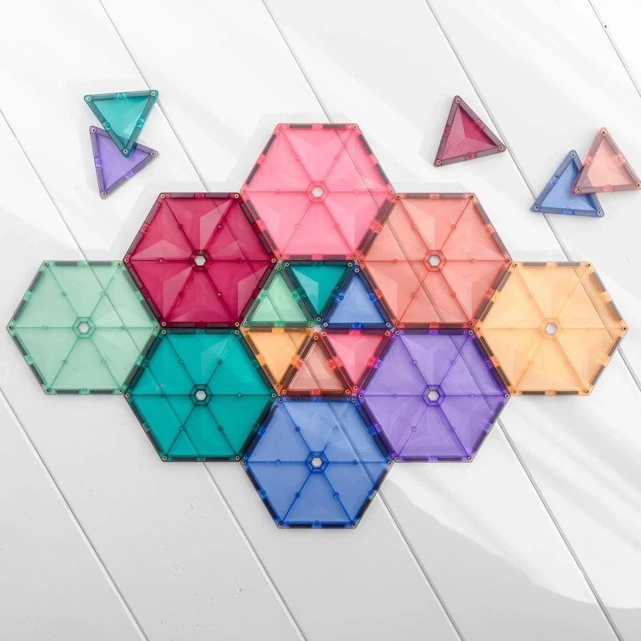 Klocki magnetyczne Pastel Mega Pack 202 el. / Connetix