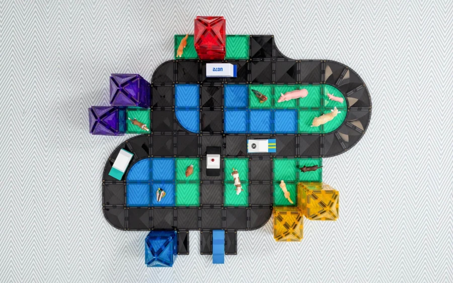 Klocki magnetyczne Creative Roads Pack 48 el. / Connetix