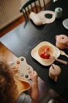 Sztućce dla dzieci, łyżka i widelec - Blush / Mushie
