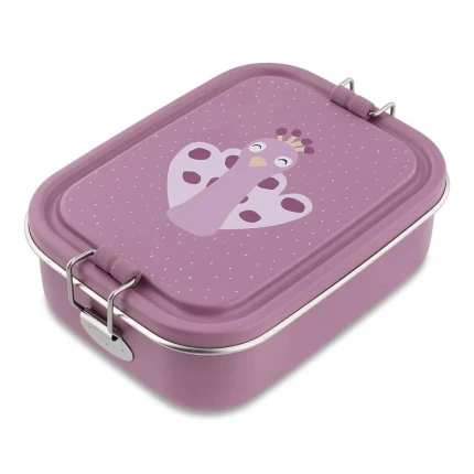 Mały stalowy lunchbox - Paw / Trixie