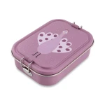 Duży stalowy lunchbox - Paw / Trixie