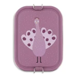 Duży stalowy lunchbox - Paw / Trixie