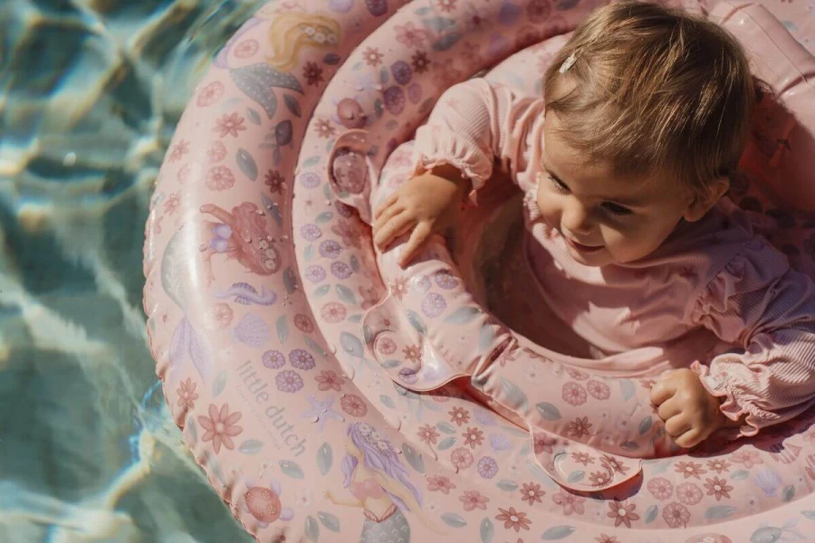 USZKODZONE OPAKOWANIE: Kółko treningowe dla dzieci Dreamy Mermaid / Little Dutch