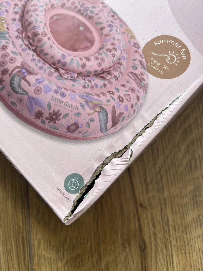 USZKODZONE OPAKOWANIE: Kółko treningowe dla dzieci Dreamy Mermaid / Little Dutch