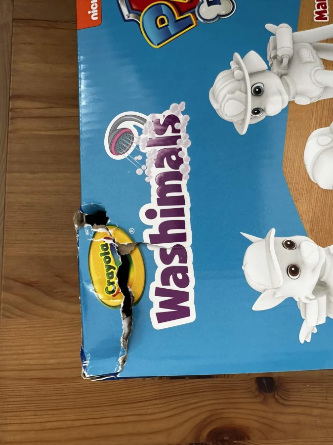 USZKODZONE OPAKOWANIE: Zestaw 5 figurek do malowania i mycia Washimals, Psi Patrol 3+ / Crayola