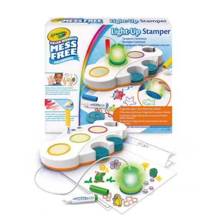 USZKODZONE OPAKOWANIE: Podświetlane stemple dla dzieci niebrudzące Color Wonder Mess Free 3+ / Crayola