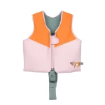 Kamizelka do pływania asekuracyjna dla dzieci Splash & Fun pale, pink orange / Lassig