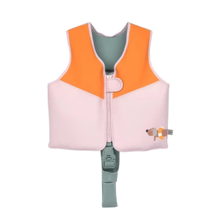 Kamizelka do pływania asekuracyjna dla dzieci Splash & Fun pale, pink orange / Lassig