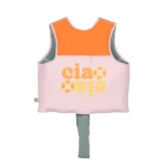 Kamizelka do pływania asekuracyjna dla dzieci Splash & Fun pale, pink orange / Lassig