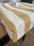 II GATUNEK: Rozkładany leżak plażowy Mustard Stripe / Sunny Life