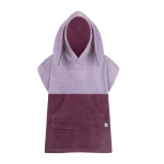 Ponczo kąpielowe Surf BUNNY - berry / Patulove