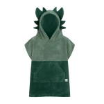Ponczo kąpielowe Surf DRAGON - green / Patulove