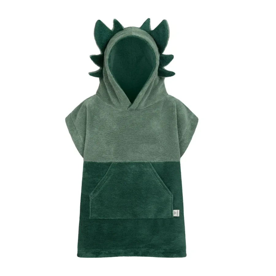 Ponczo kąpielowe Surf DRAGON - green / Patulove