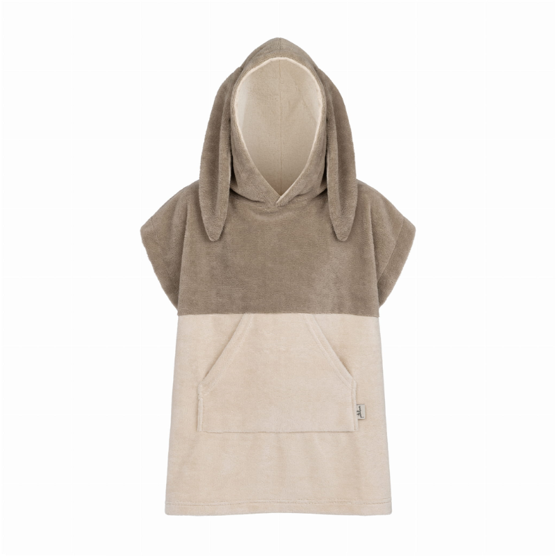 Ponczo kąpielowe Surf BUNNY - latte / Patulove