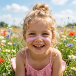 Różowy sztyft przeciwsłoneczny SPF 50, 10g / MomMe 